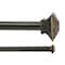 Kenney Mfg Kenney Mission 1" Premium Decorative Window Double Curtain Rod, 36-66", Oil Rubbed Bronze KN85063 - alternate 1
